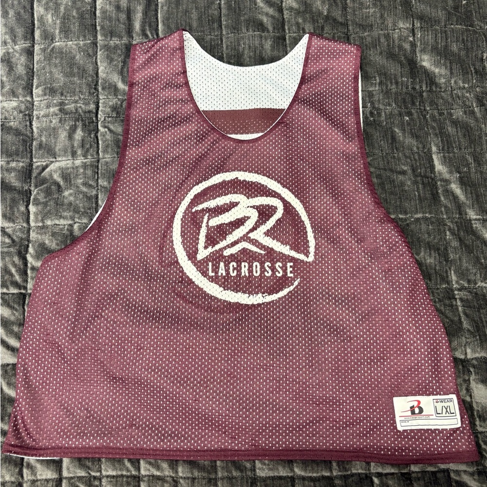 BR Reversible Lacrosse Maroon/White Mesh Jersey